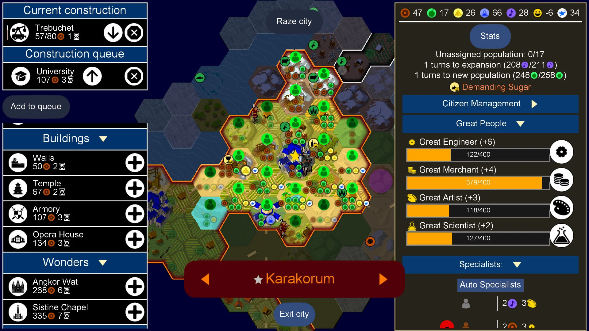 Unciv screenshot
